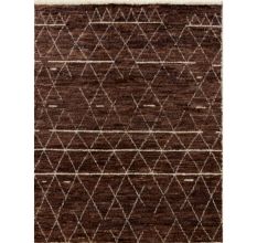 New Chalcoal Colour Moroccon Design Wool Rug